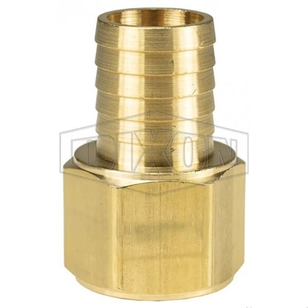 Dixon 1 in HOSE BARB x 1 in FEM NPTF LEAD FREE BRASS 1041616CLF